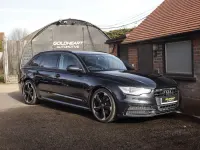 Begagnad Audi A6 Black Edition 2013 Blå Kombi