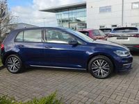 Used VW Golf VII SE 150 HP (110 kW) 2018 Blue Hatchback