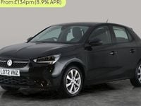 Used Vauxhall Corsa Design Edition 75 HP (55 kW) 2022 Black Hatchback