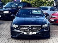 Used Mercedes E220 AMG Line Premium 194 HP (142 kW) 2018 Black Cabriolet