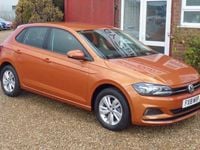 Used VW Polo SE 95 HP (69 kW) 2018 Orange Hatchback