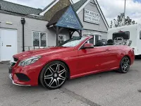 Used Mercedes E350 AMG Line Premium 2016 Red Cabriolet
