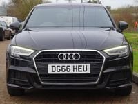 Used Audi A3 Sportback S-Line 2016 Black Hatchback