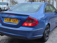 Used Mercedes CLK220 150 HP (110 kW) 2008 Blue Coupe