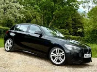Begagnad BMW 120 M Sport 2013 Svart Halvkombi