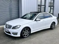 Used Mercedes C250 AMG 2014 White Sedan