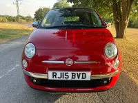 Used Fiat 500 2015 Red Cabriolet