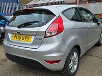 Used Ford Fiesta Zetec 2015 Silver Hatchback