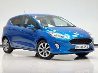 Used Ford Fiesta Trend 75 HP (55 kW) 2020 Blue Hatchback
