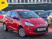Used Ford Ka Zetec 69 HP (50 kW) 2015 Red Hatchback