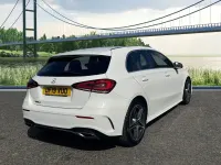 Used Mercedes A180 AMG line 116 HP (85 kW) 2019 White Hatchback