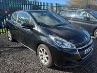 Used Peugeot 208 Active 82 HP (60 kW) 2016 Black Hatchback