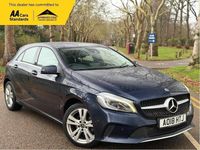 Used Mercedes A180 Premium 109 HP (80 kW) 2018 Blue Hatchback