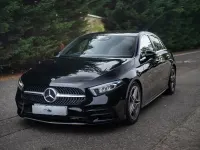 Used Mercedes A190 AMG line 2019 Black Hatchback