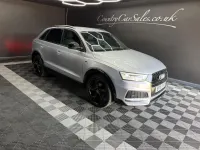 Used Audi Q3 Black Edition 150 HP (110 kW) 2018 Silver SUV