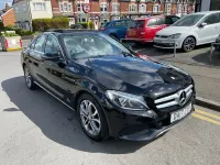 Begagnad Mercedes C220 AMG Line Premium 2016 Svart Sedan