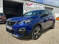 Used Peugeot 3008 GT-line 2018 Blue SUV