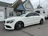 Used Mercedes CLA180 AMG line 122 HP (89 kW) 2017 White Sedan