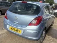 Used Vauxhall Corsa Excite 85 HP (62 kW) 2014 Blue Hatchback