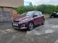 Begagnad Peugeot 108 Allure 82 HK (60 kW) 2014 Lila Halvkombi