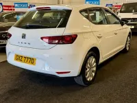Used Seat Leon SE 105 HP (77 kW) 2014 White Hatchback