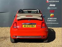 Used Fiat 500C 68 HP (50 kW) 2023 Orange Cabriolet