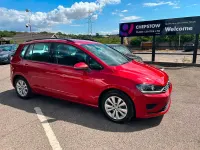 Used VW Golf Sportsvan SE 110 HP (80 kW) 2016 Red MPV