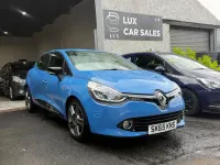 Used Renault Clio Dynamique 90 HP (66 kW) 2015 Blue Hatchback