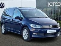 Used VW Touran SEL 150 HP (110 kW) 2019 Blue MPV
