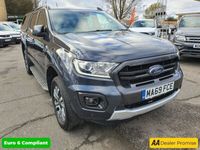 used Ford Ranger 2.0 WILDTRAK ECOBLUE 210 BHP 4X4 DOUBLE CAB PICK UP 35250 MILES SAT-NAV, TO