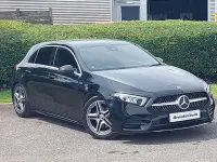 Used Mercedes A200 AMG line 163 HP (119 kW) 2019 Black Hatchback