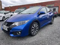 Used Honda Civic SE Plus 142 HP (104 kW) 2015 Blue Hatchback