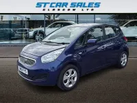 Used Kia Venga 90 HP (66 kW) 2011 Blue Hatchback