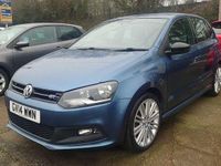 Used VW Polo BlueGT 2014 Blue Hatchback