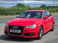 Used Audi A3 Sportback S-Line 184 HP (135 kW) 2013 Red Hatchback