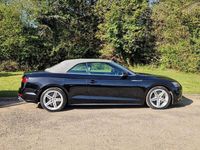 Used Audi A5 Cabriolet S-Line 190 HP (139 kW) 2018 Black Cabriolet