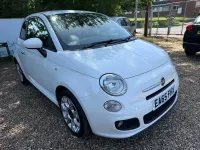 Used Fiat 500 S 69 HP (50 kW) 2015 White Hatchback