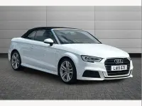 Used Audi A3 Cabriolet S-Line 147 HP (108 kW) 2019 White Cabriolet