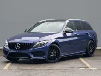 Used Mercedes C220 AMG line 2018 Blue Estate