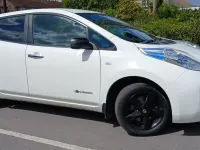 Used Nissan Leaf Black Edition 80 kW (109 HP) 2017 White Hatchback