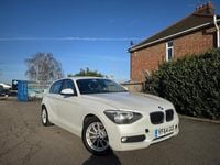 Used BMW 116 Efficient Dynamics 2014 White Hatchback