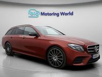 Used Mercedes E220 AMG line 191 HP (140 kW) 2020 Red Estate
