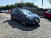 Used Peugeot 208 GT-line 100 HP (73 kW) 2016 Blue Hatchback