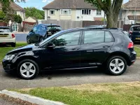 Used VW Golf VII Match 105 HP (77 kW) 2015 Black Hatchback