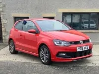 Used VW Polo R-line 108 HP (79 kW) 2016 Red Hatchback