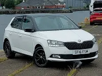Used Skoda Fabia Monte Carlo 95 HP (69 kW) 2020 White Hatchback