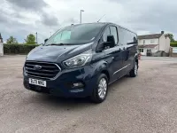 Used Ford Transit Custom Limited 130 HP (95 kW) 2021 Blue Van