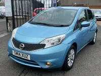 Used Nissan Note Acenta Premium 90 HP (66 kW) 2014 Blue Hatchback