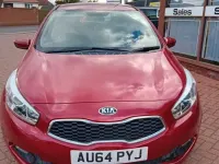 Used Kia Ceed 98 HP (72 kW) 2014 Red Hatchback