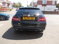 Used Mercedes CLA220 AMG line 170 HP (125 kW) 2019 Black Sedan